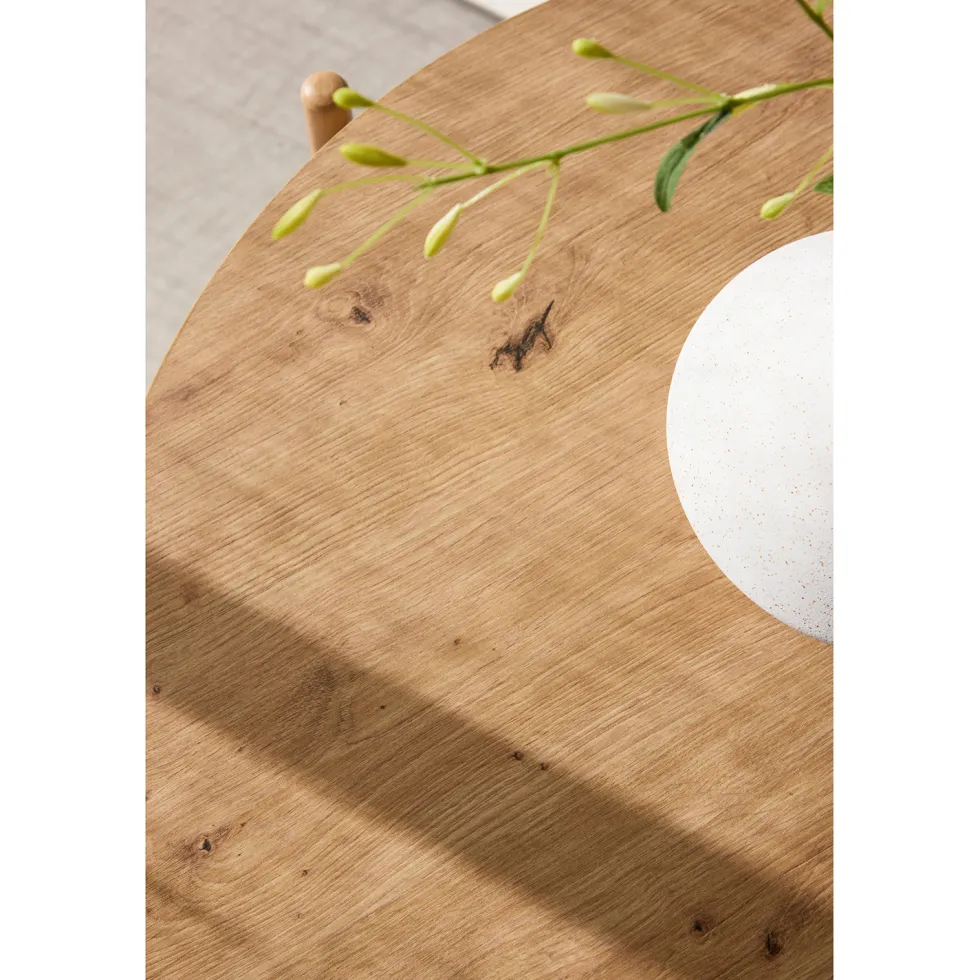 Soffbord Venture Home Rubbo Ø80x50 cm med Förvaring