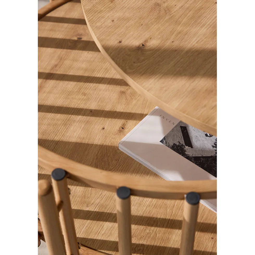 Soffbord Venture Home Rubbo Ø80x50 cm med Förvaring