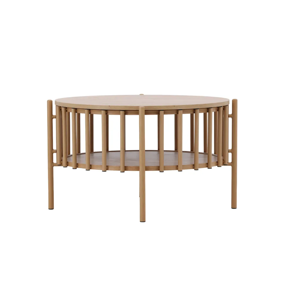 Soffbord Venture Home Rubbo Ø80x50 cm med Förvaring