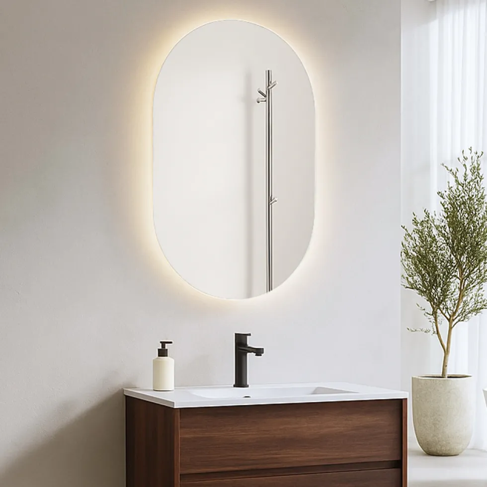 Spegel Bathlife Lyster Oval