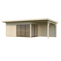 Stuga Palmako Andrea 24,2 m² Slide Plus (inv. 15,2+7,9 m²)