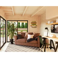 Stuga Palmako Andrea 24,2 m² Slide Plus (inv. 15,2+7,9 m²)