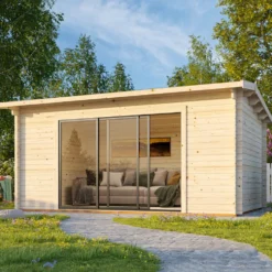 Stuga Palmako Ines 14,4 m2 (inv. 13,7 m2)