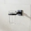 Tandborstglas Miller Badrum Atlanta Mattsvart