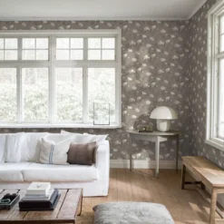 Tapet Boråstapeter InBloom Lilly Tree 7227 EasyUp, Mönstrad Nickel