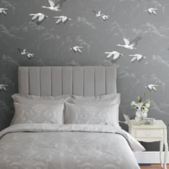 Tapet Laura Ashley Animalia Dark Steel