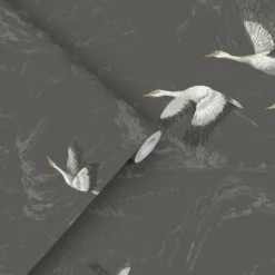 Tapet Laura Ashley Animalia Dark Steel
