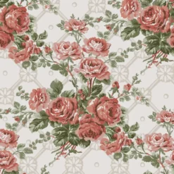 Tapet Laura Ashley Country Roses Old Rose Rosa 121081