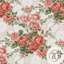 Tapet Laura Ashley Country Roses Old Rose Rosa 121081