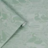 Tapet Laura Ashley Swans Jade Grön 118472