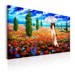 Tavla Arkiio Woman With Umbrella