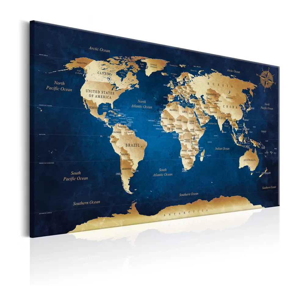 Tavla Arkiio World Map The Dark Blue Depths