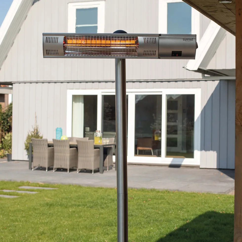 Terrassvärmare SunRed Ultra RD-SILVER-2000S