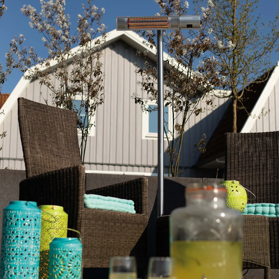 Terrassvärmare SunRed Ultra RD-SILVER-2000S