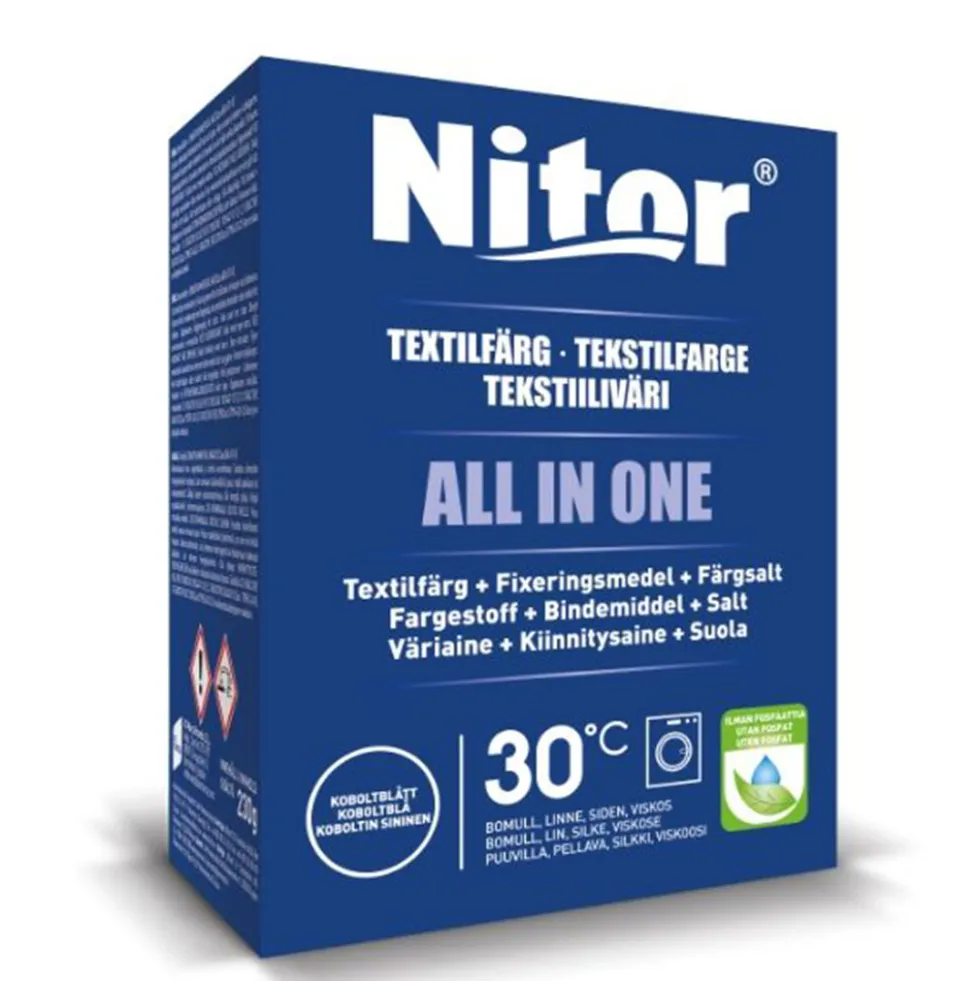 Textilfärg Nitor All In One Mini