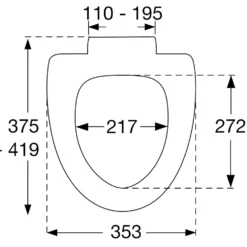 Toalettsits Pressalit Cera S698