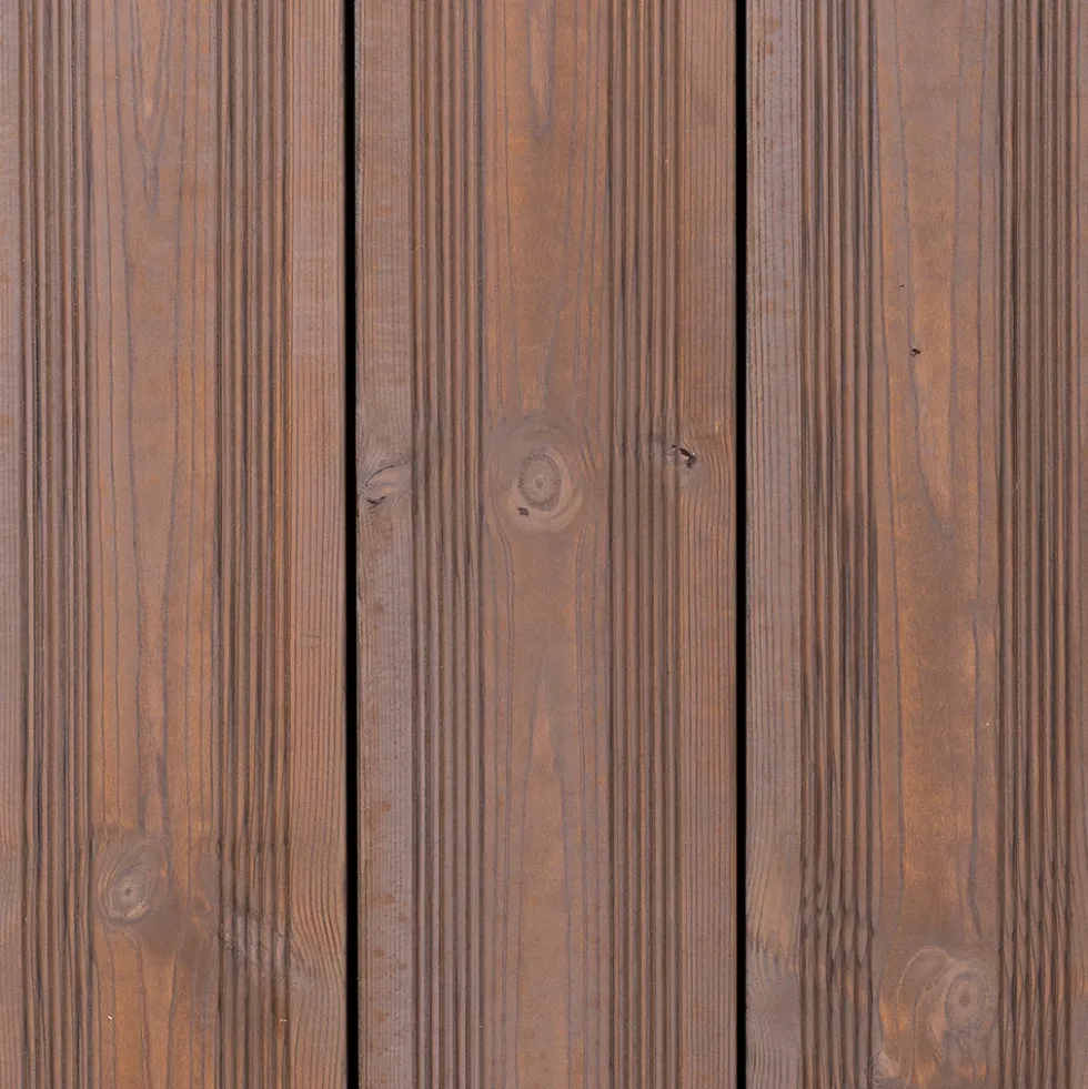 Trall Kärnsund Wood Link Royal Linoljetrall Rillad/Slät 28x145 mm Grå