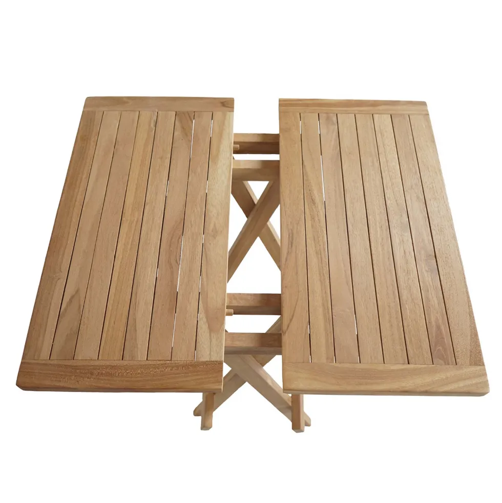 Trädgårdsbord Baltic Garden Tropea fällbart sidobord 50 cm