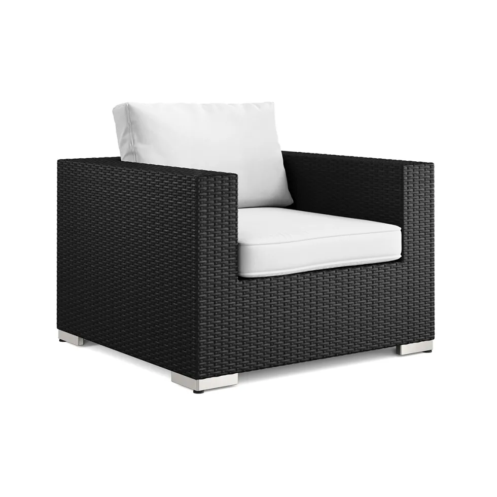 Trädgårdsfåtölj Comfort Garden Bahamas Loungefåtölj utomhus i konstrotting