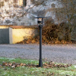 Trädgårdslykta Gnosjö Konstsmide Freja E27 Svart utan Stolpe
