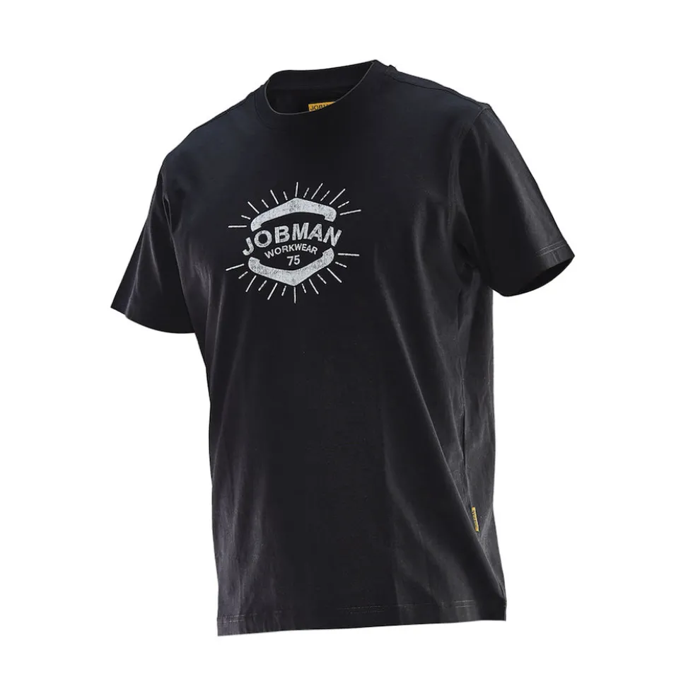 T-shirt Jobman Beatnik Print 5266Storlek: 3XL, Färg: Svart/Vit