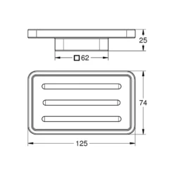 Tvålkopp Grohe Selection Cube