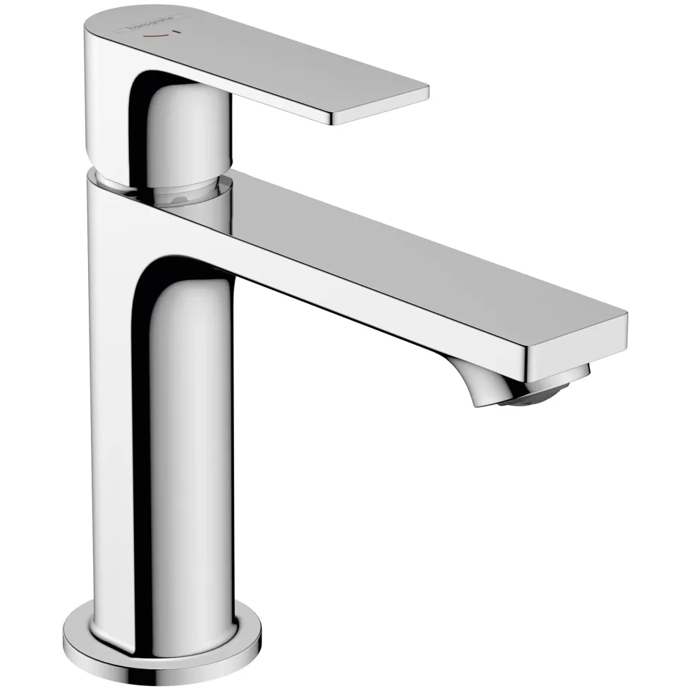 Tvättställsblandare Hansgrohe Rebris E 1-grepps 110 CoolStart med Lyftventil