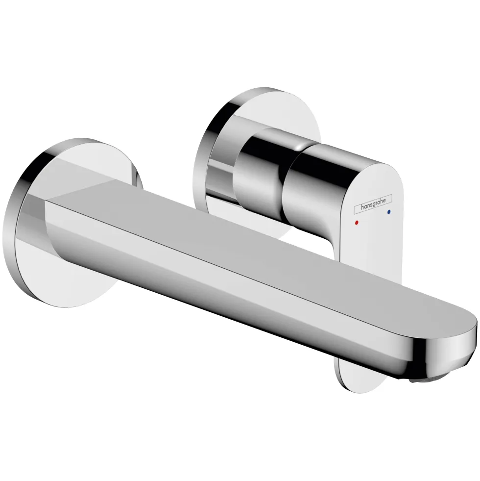 Tvättställsblandare Hansgrohe Rebris S 1-grepps för Inbyggnad i Vägg med 20 cm Pip