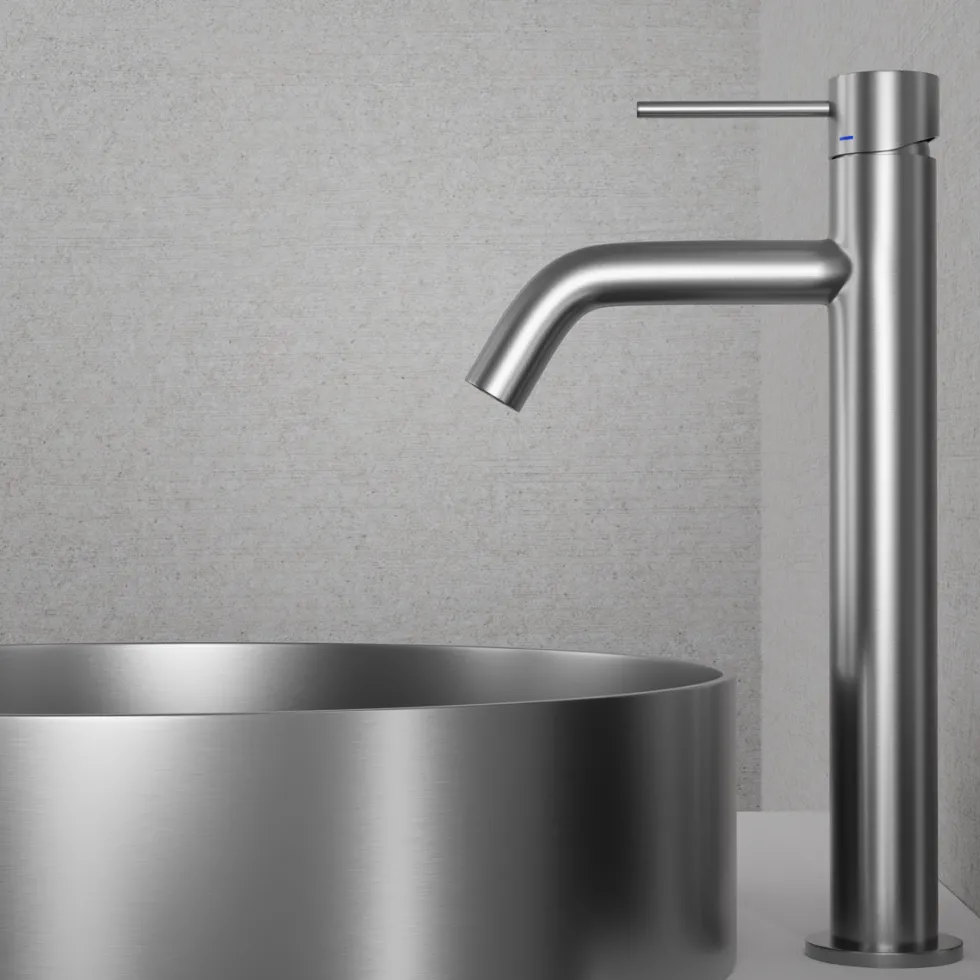 Tvättställsblandare Scandtap Steel Voyage High