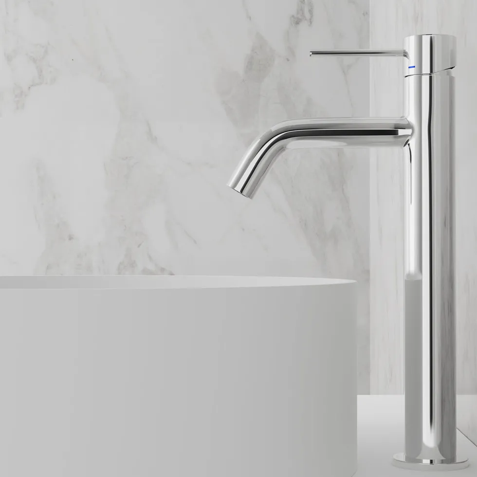 Tvättställsblandare Scandtap Steel Voyage High
