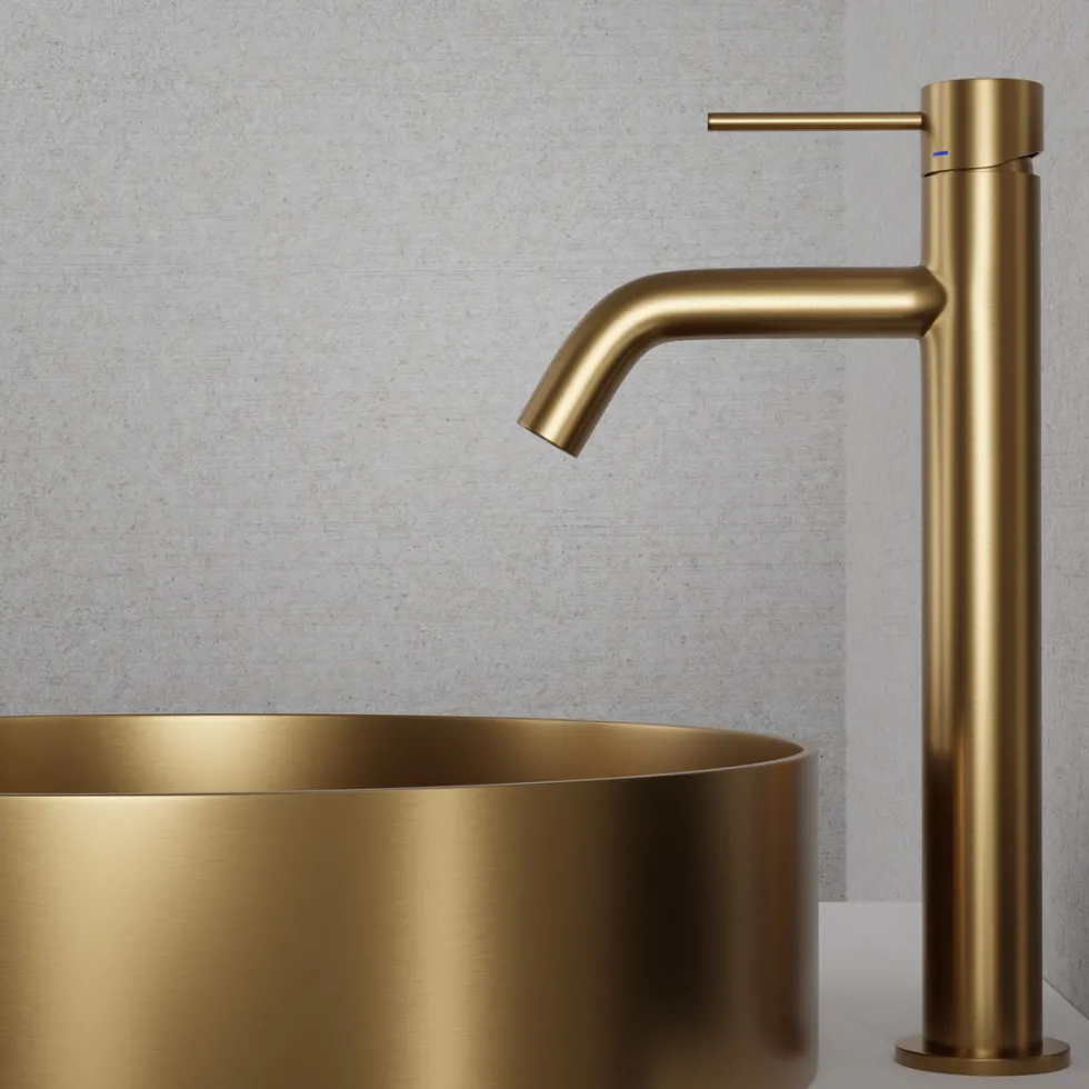 Tvättställsblandare Scandtap Steel Voyage High
