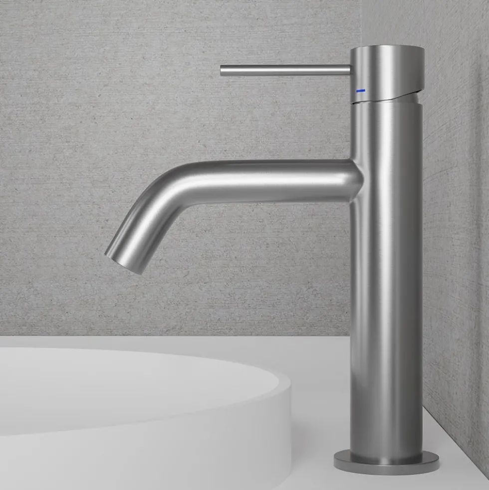 Tvättställsblandare Scandtap Steel Voyage Medium