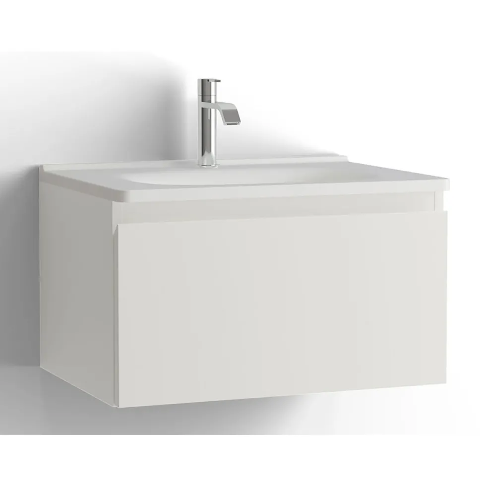 Tvättställsskåp Vedum Flow 600x413 med 1 Låda