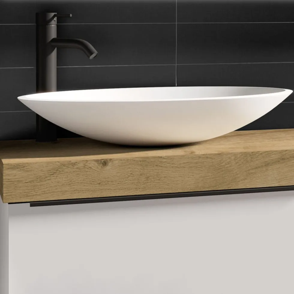 Tvättställ Tenfors Solid Surface Oval
