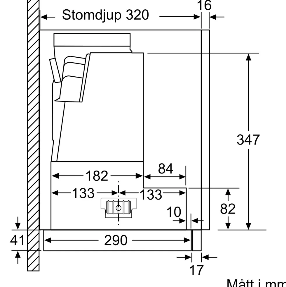 Underbyggnadsfläkt Siemens LI67RB531 iQ300 Rostfritt Stål