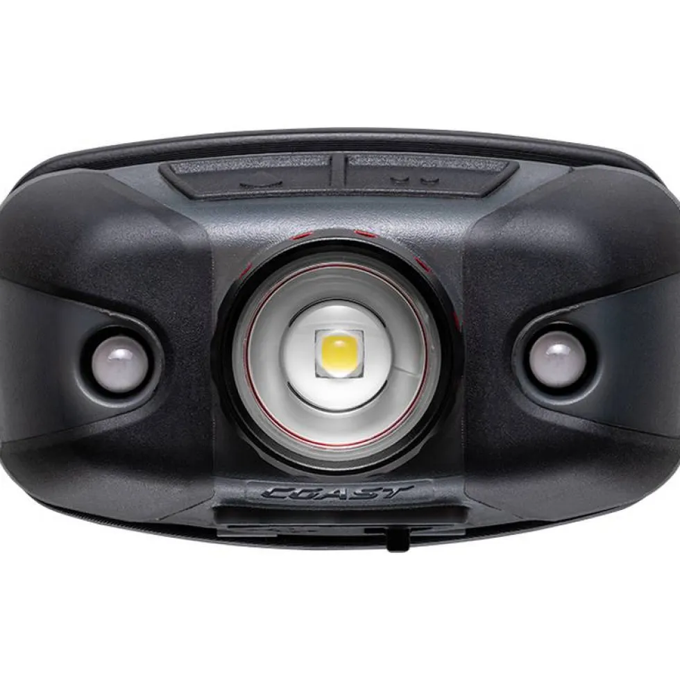 Uppladdningsbar Coast FLX40R Pannlampa med trefärgat ljus 700 lumen
