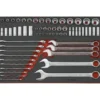 U-ringnyckel- och hylssats 62 delar Teng Tools TTEAF62