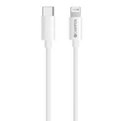 USB-C Champion till Lightning Kabel 1m Vit