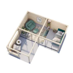 Uterum Palmako Bianca 24,9 m2 Set 222 Slide
