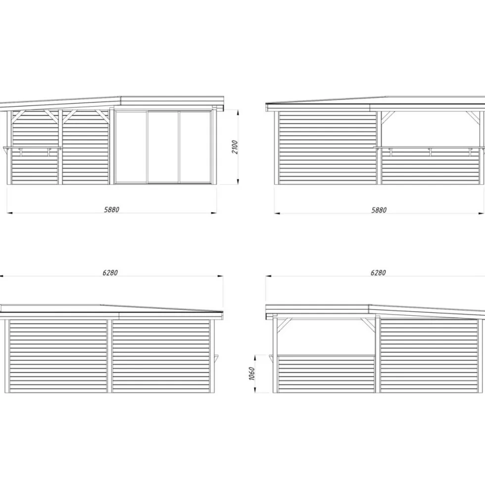 Uterum Palmako Lenna 24,9 m2 Set 409 Slide