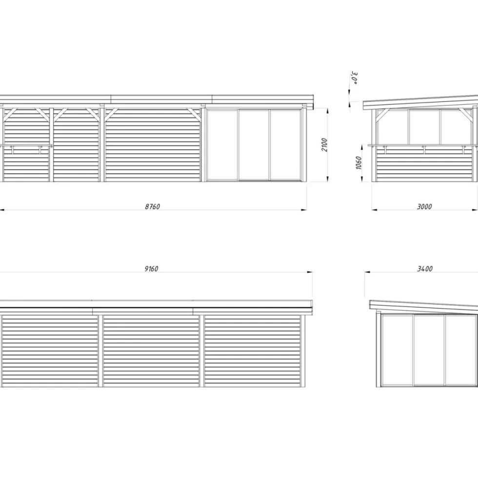 Uterum Palmako Lenna 24,9 m2 Set 416 Slide