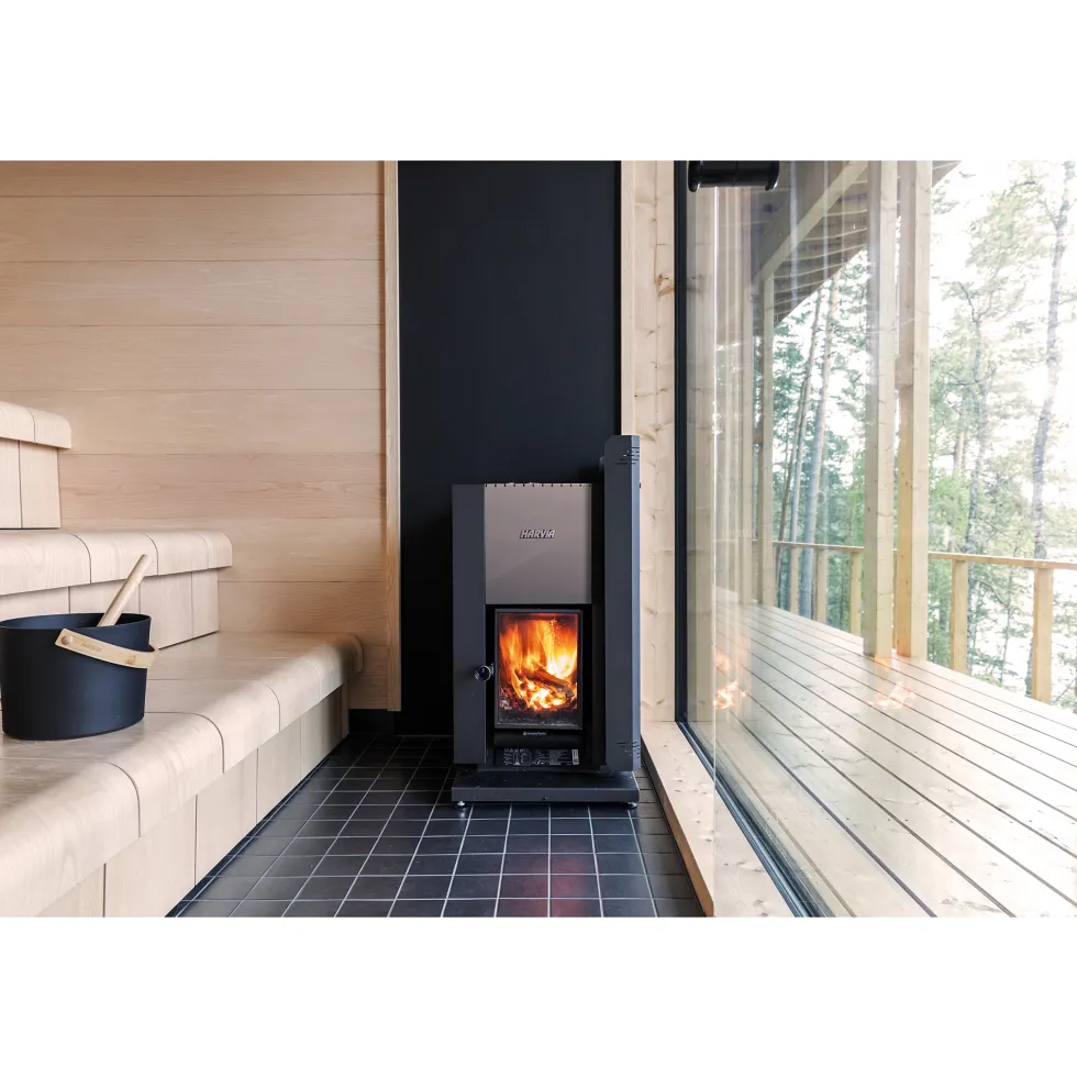 Vedeldad Bastuugn Harvia 22 GreenFlame