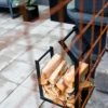 Vedställ Skotte Garden Metall Svart