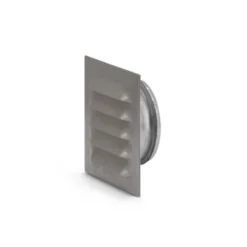 Ventilgaller Fresh Kvadratisk Med StosØ160/205x205 mm, Svart