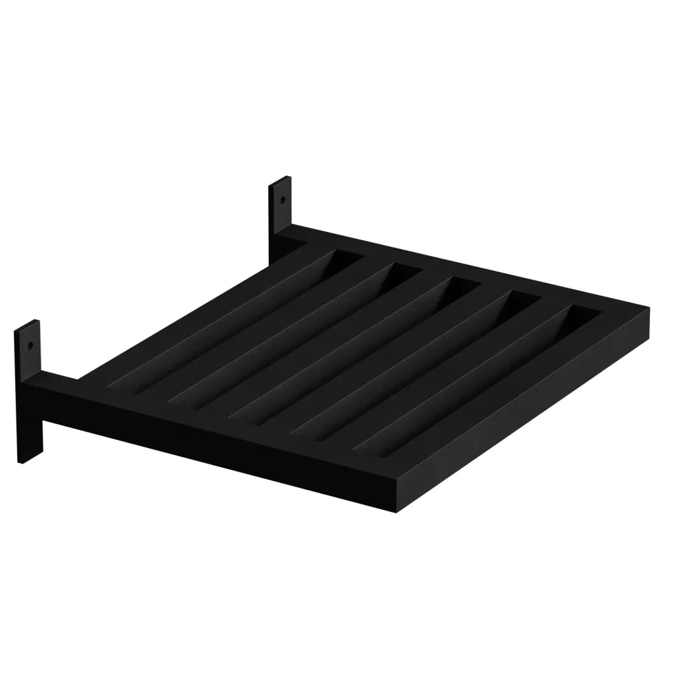 Vägghylla Venture Home Caen Svart Järn 35x10,5x30 cm