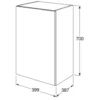 Väggskåp Gustavsberg Artic Pro 40 cm