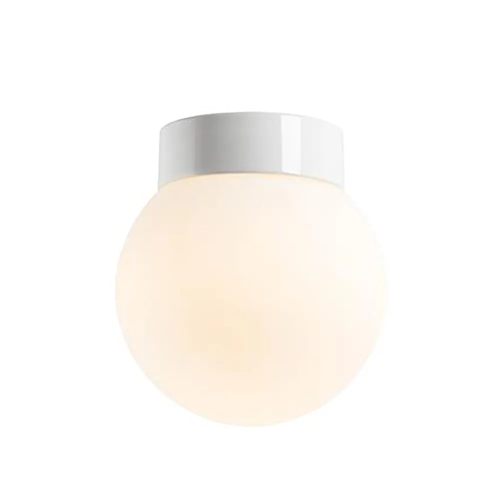 Vägg-/Taklampa Ifö Electric Classic Glob 200 Matt Rak IP44 LED