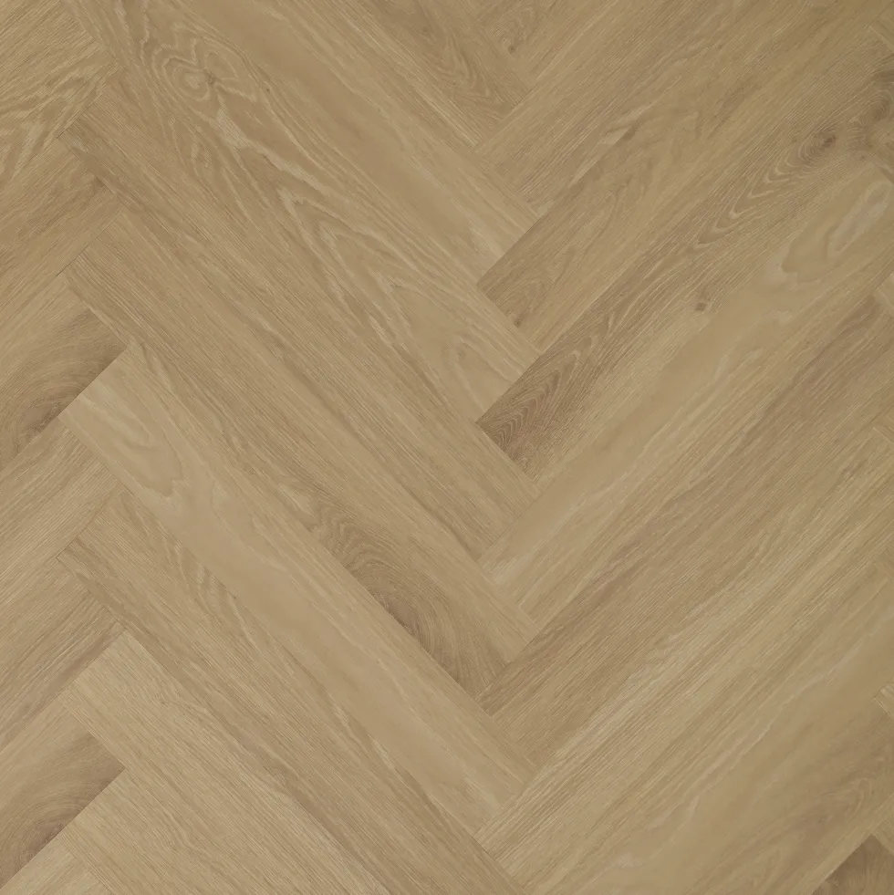 Vinylgolv Novego Classic Fiskbensmönster - Washed Oak
