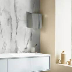 Våtrumsskiva BerryAlloc Wall & Water Vit Marmor S 60x120