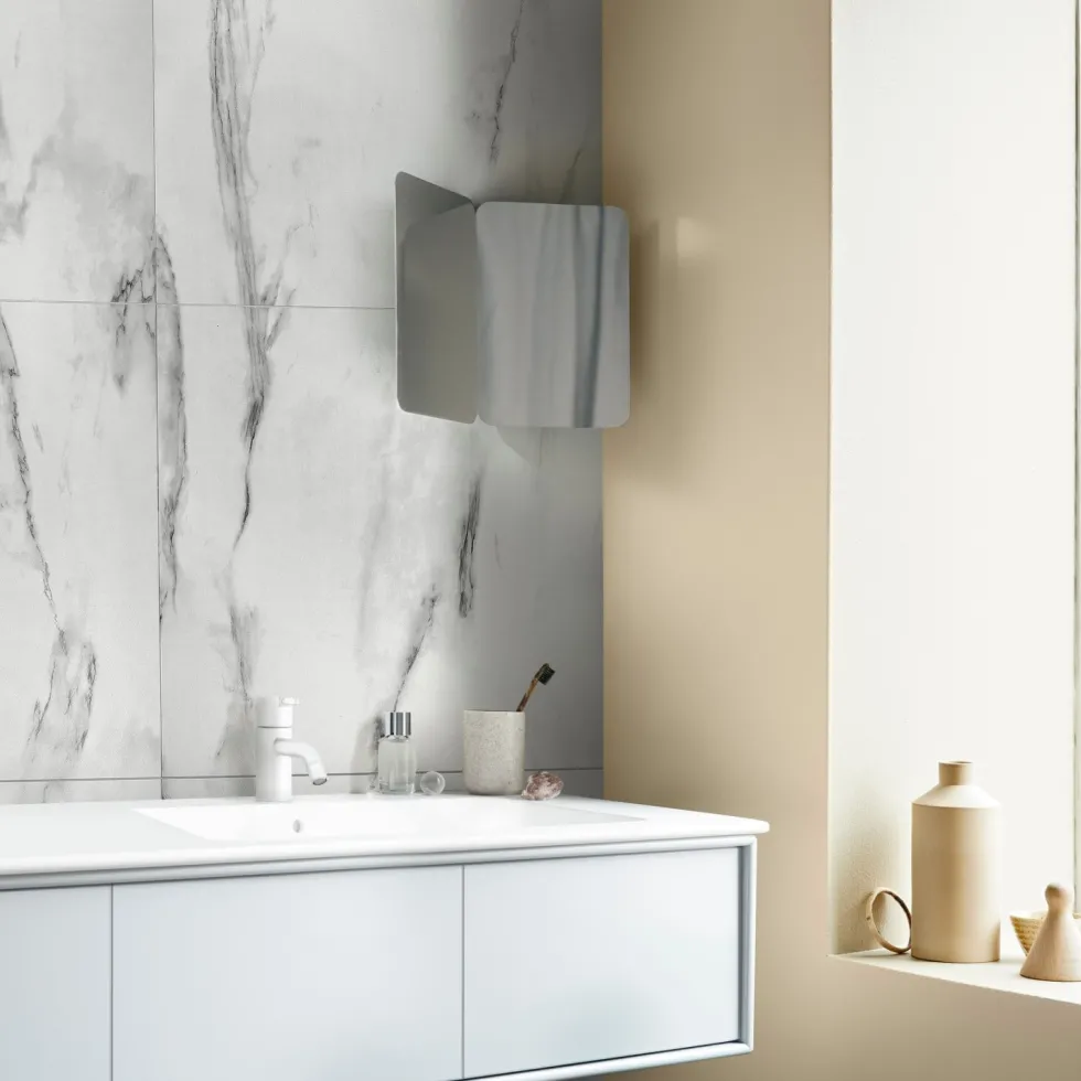 Våtrumsskiva BerryAlloc Wall & Water Vit Marmor S 60x120